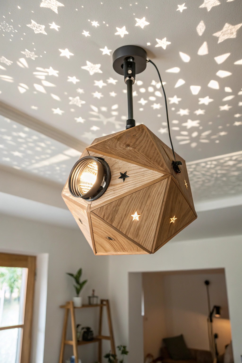 Let calming stars dance above—elevate your sensory room with a handcrafted light projector.