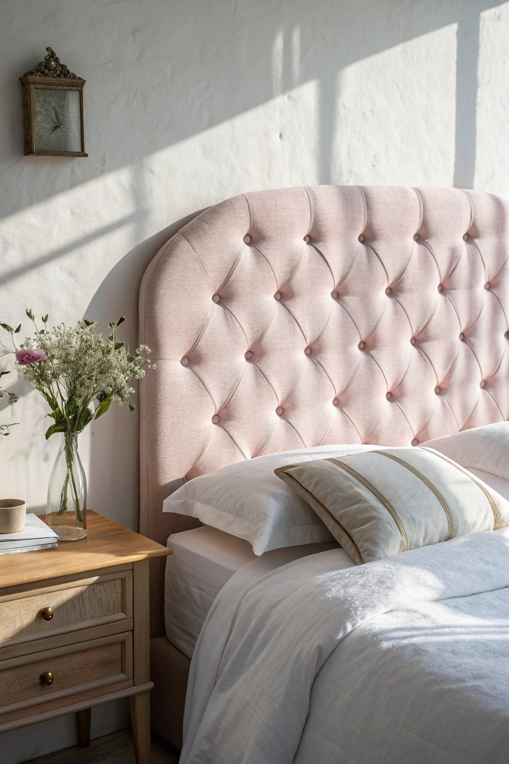 Elevate her space with a timeless, handcrafted statement headboard.
