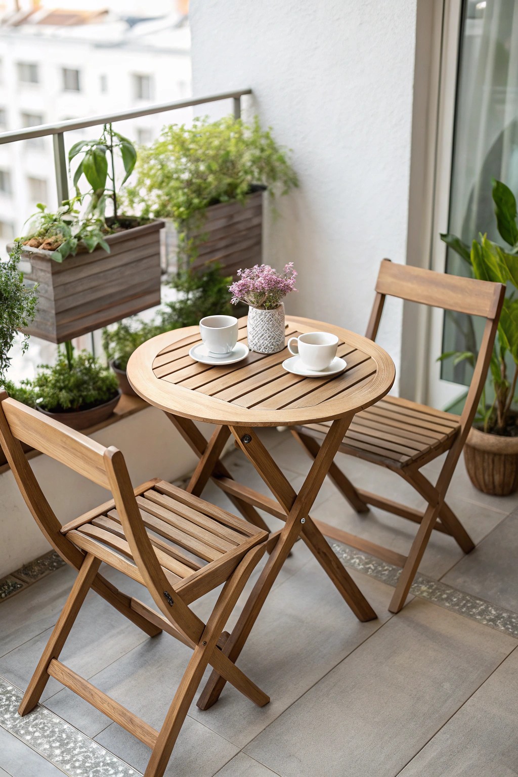 Start your day outdoors with a charming bistro set—simple pleasures, beautifully crafted.