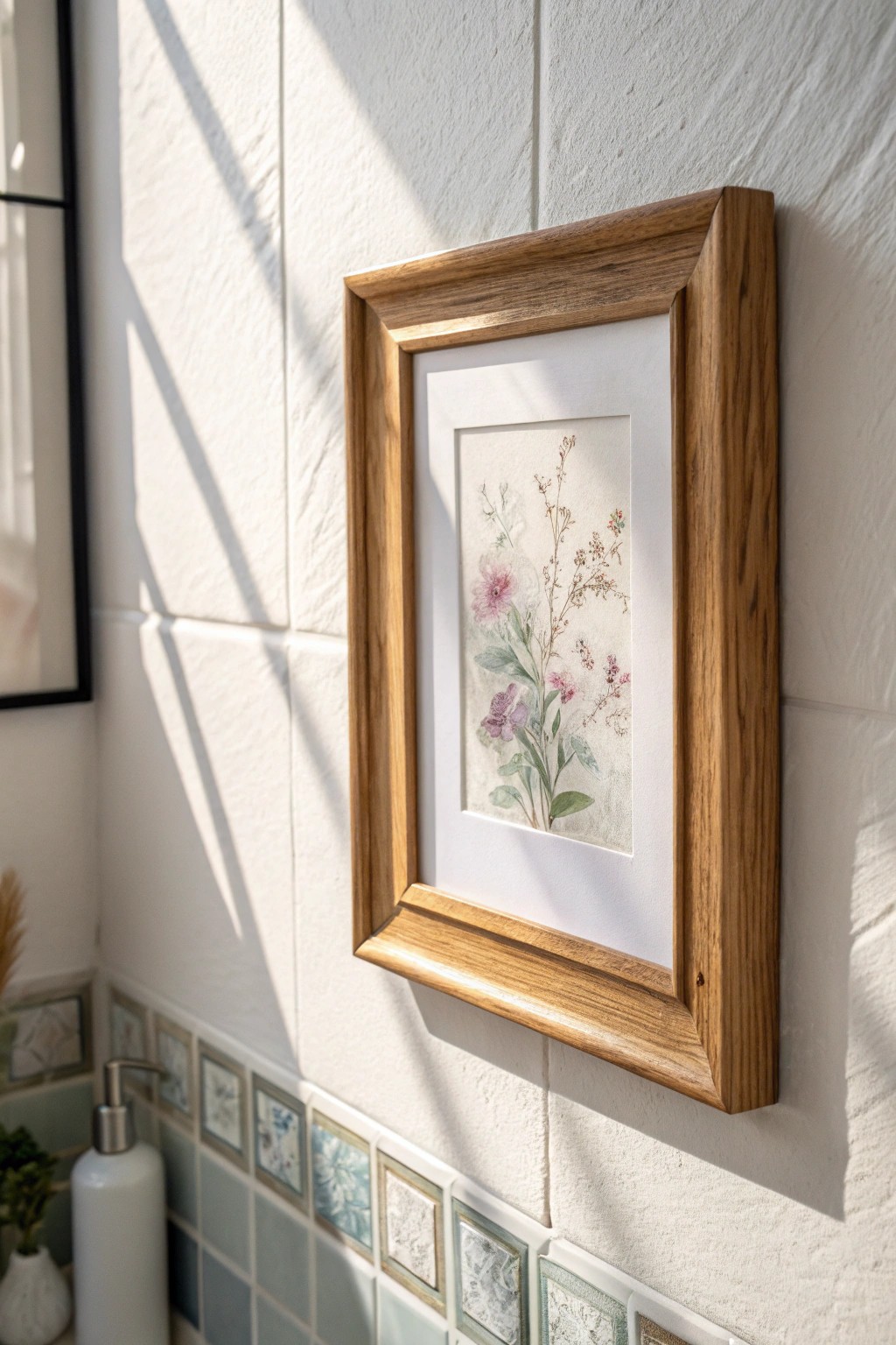 Elevate your bathroom with a touch of handcrafted gallery art.