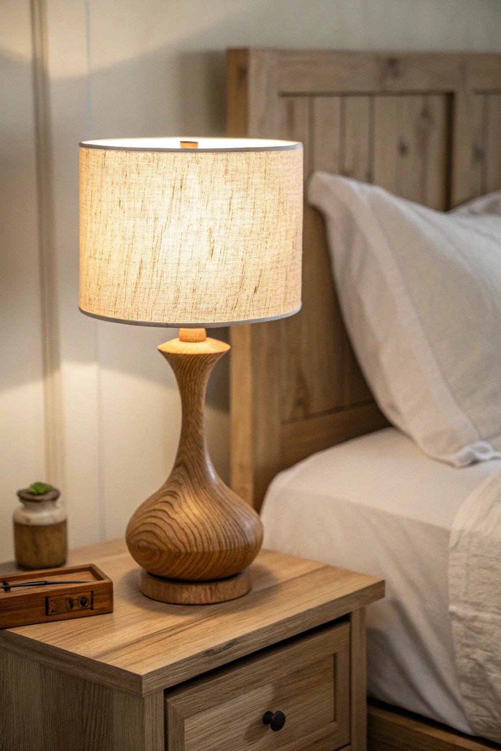 Layered lighting transforms bedrooms into warm, inviting sanctuaries.