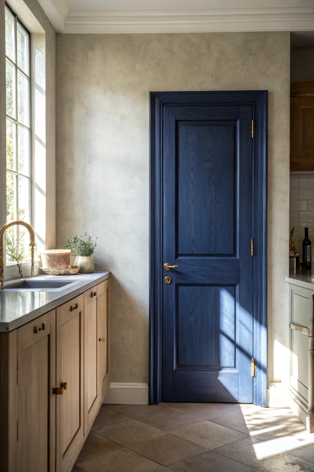 Make your pantry pop with a bold, beautifully crafted door.
