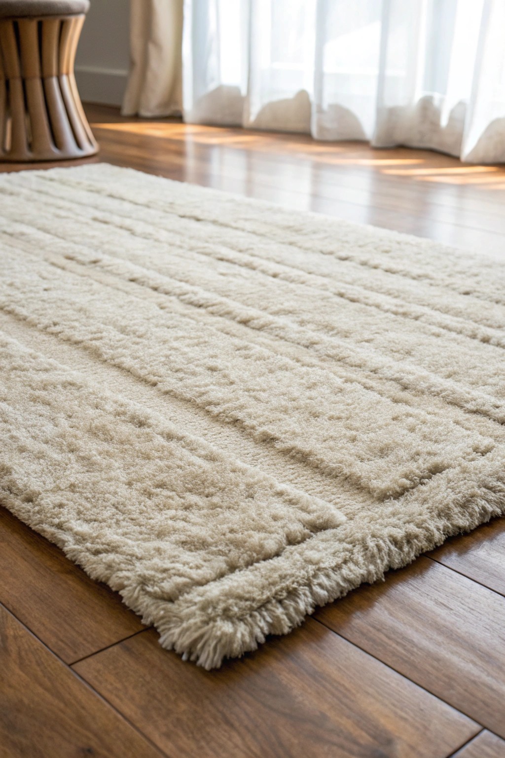 Layered softness: elevate your sensory space with beautifully crafted rugs.