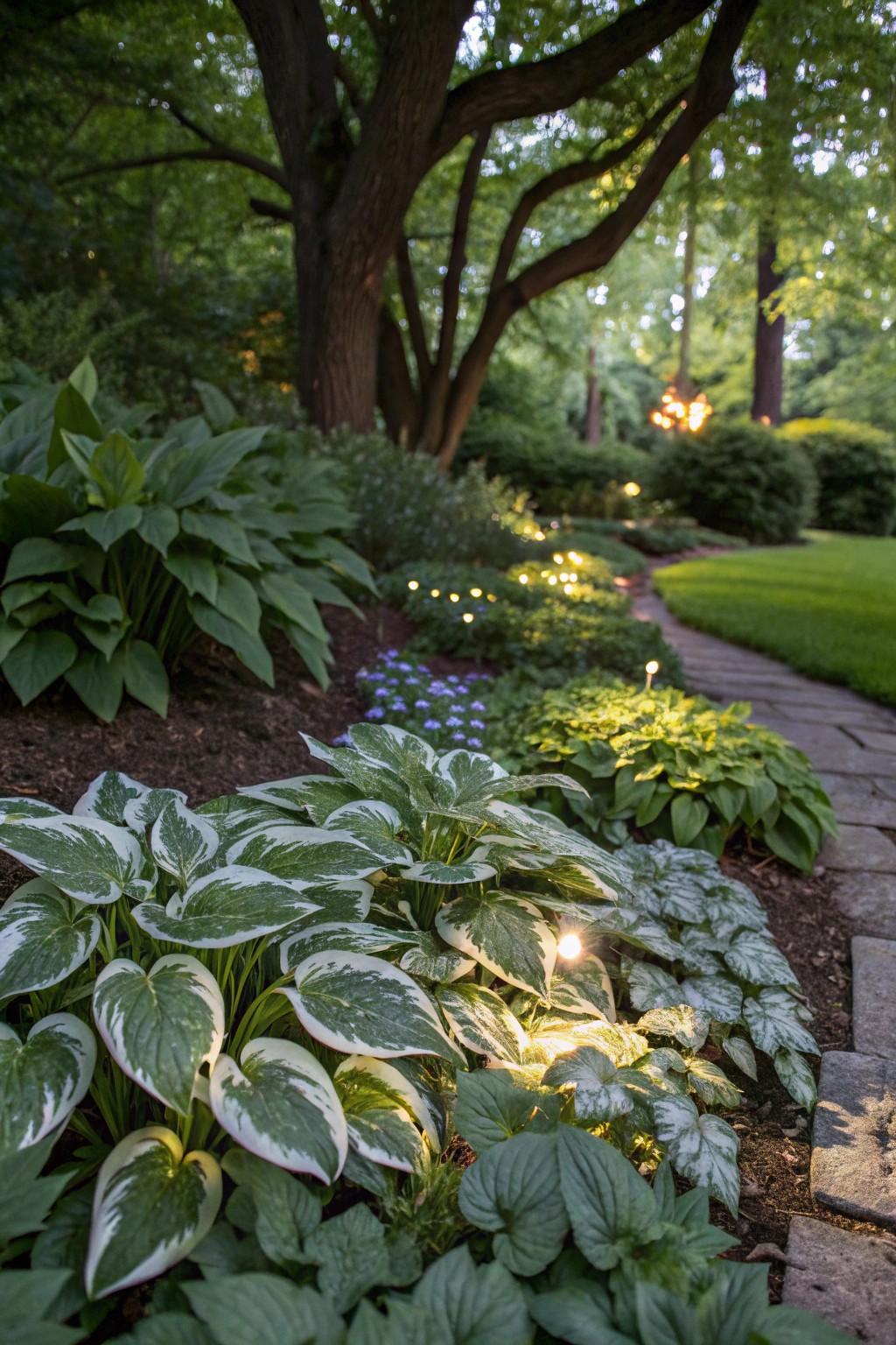 Variegated leaves illuminate even the shadiest garden spots.
