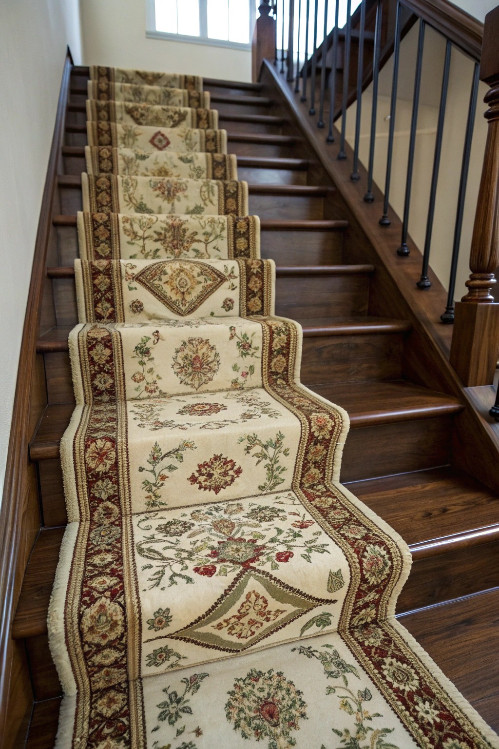 Elevate your stairs with the timeless beauty of a Persian-inspired runner.
