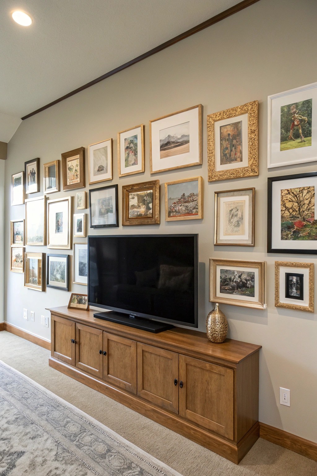 Make your TV the heart of a stunning, handcrafted gallery wall.