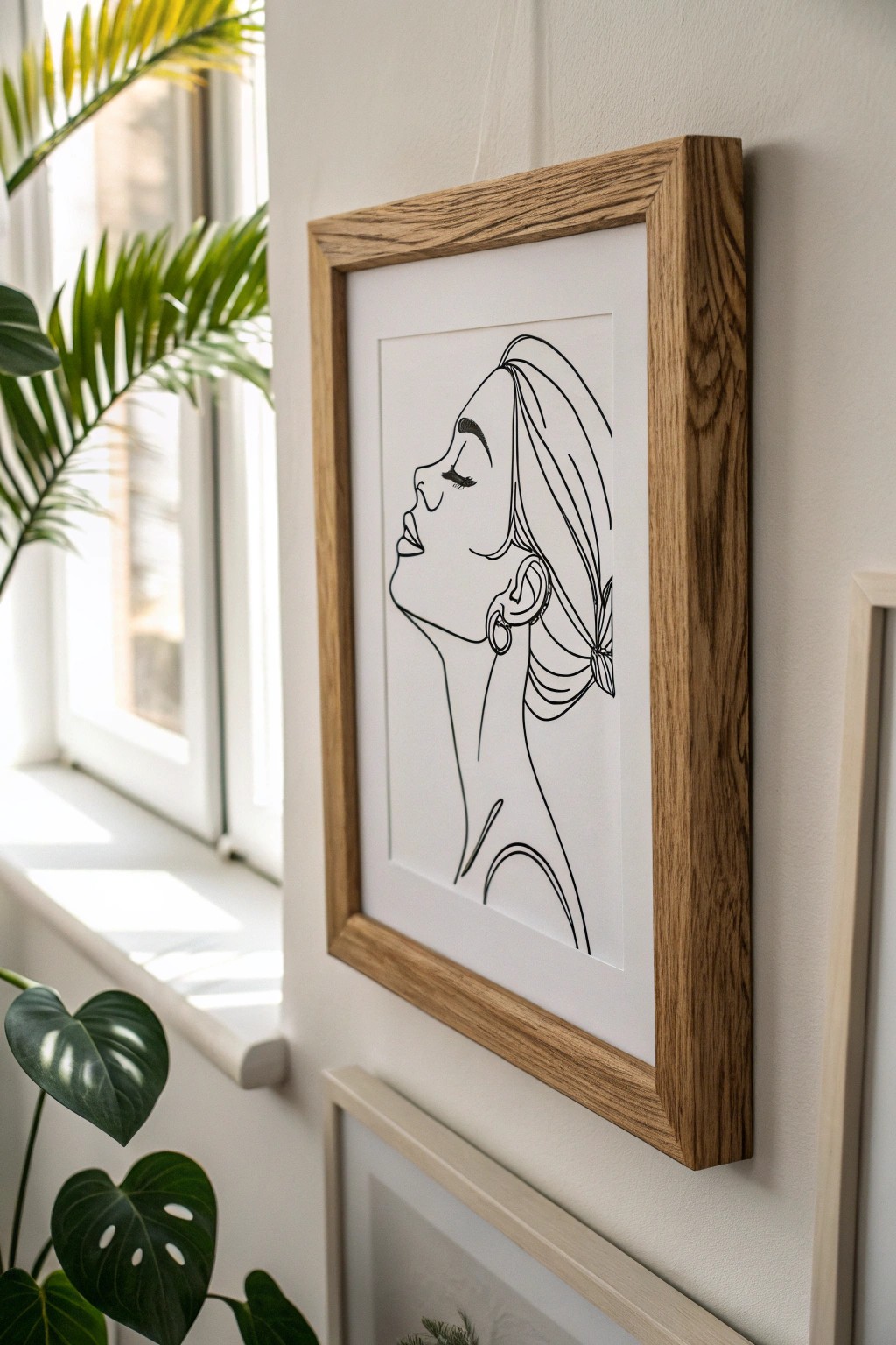 Elevate your space with serene, hand-drawn minimalist line art.