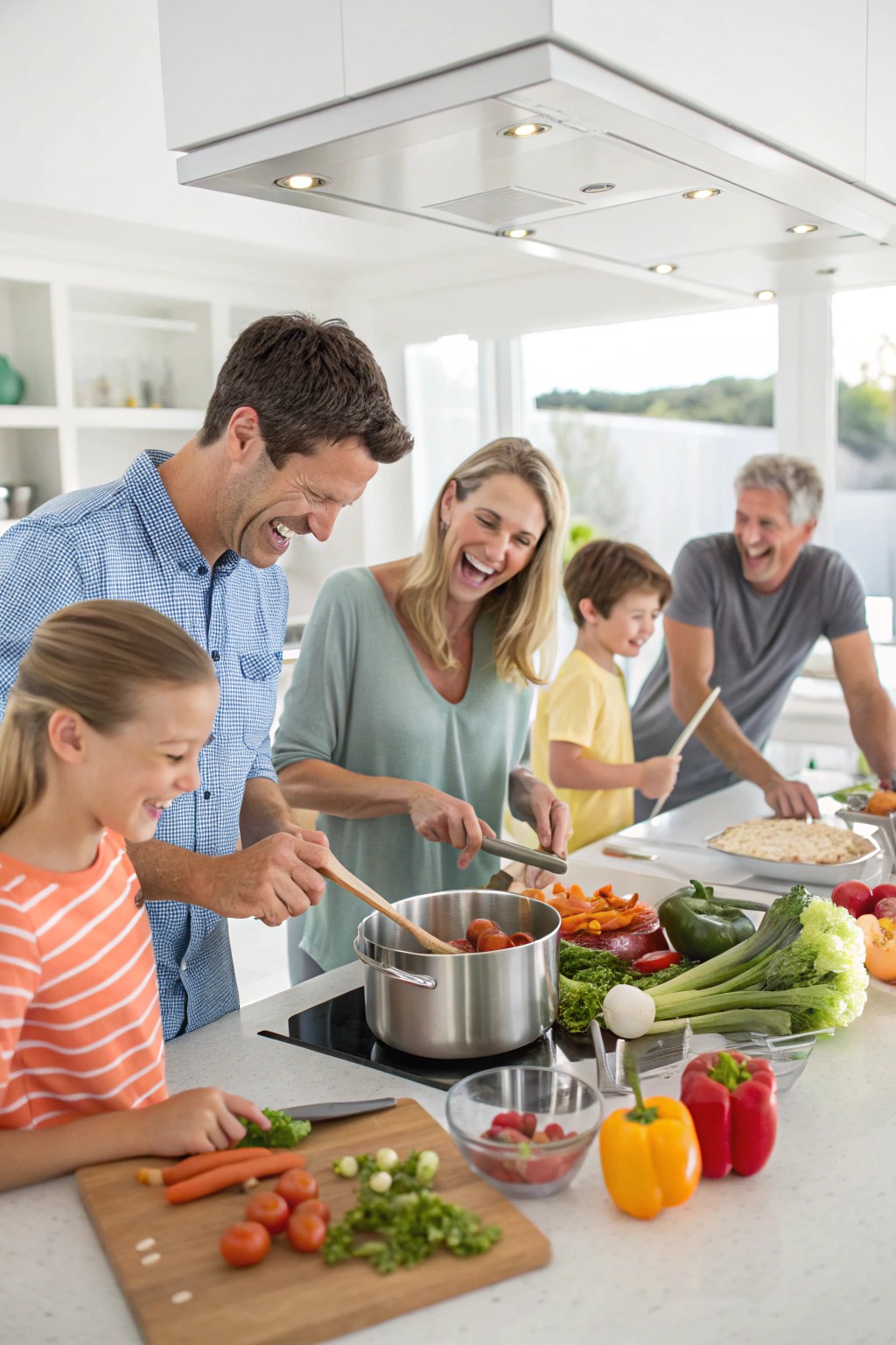 A candid kitchen scene that’s as delicious as it is heartwarming.