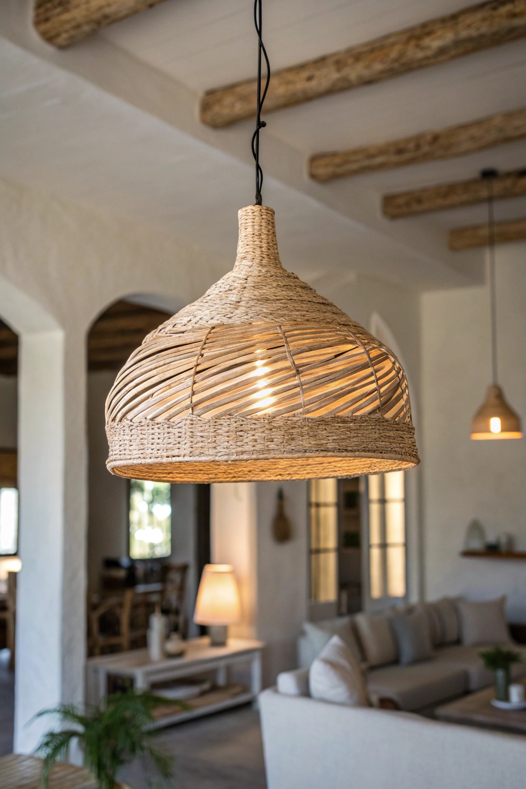 Elevate your open space with handcrafted pendant lighting for warmth and effortless style.
