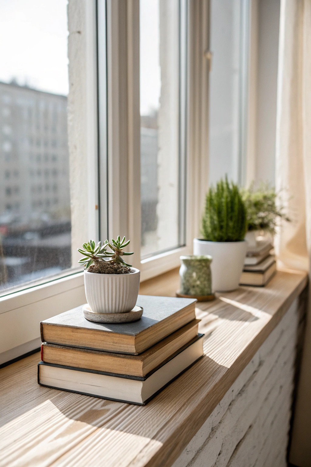 Make the most of your windowsill—stylish storage that feels like home.