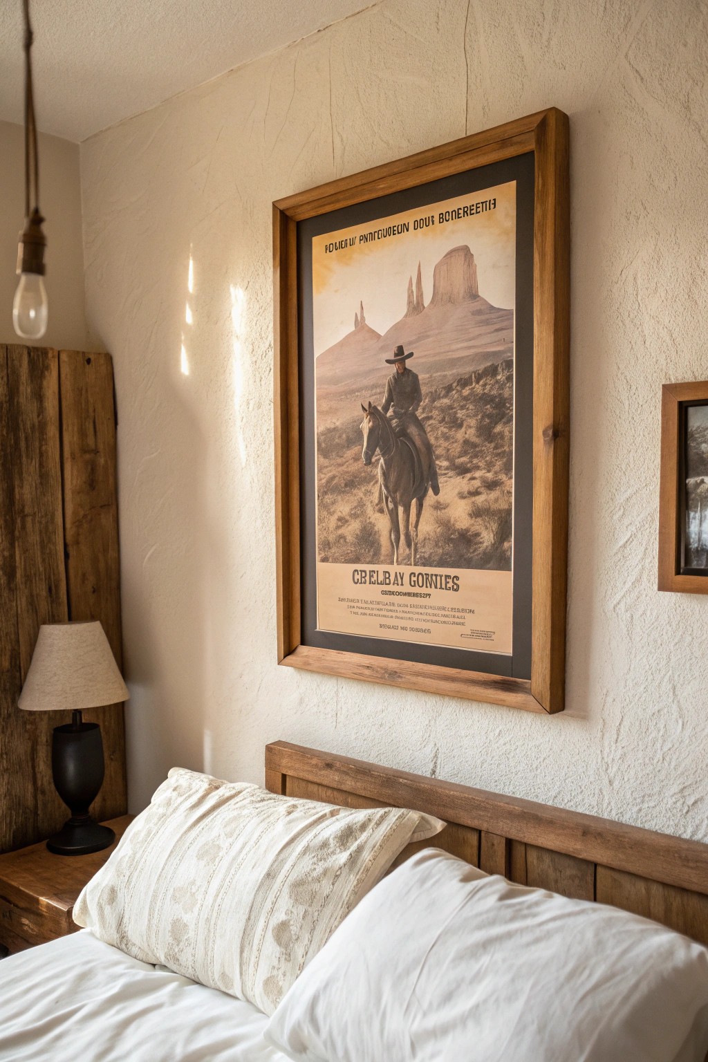Elevate your space with a vintage western poster—timeless charm meets handcrafted elegance.