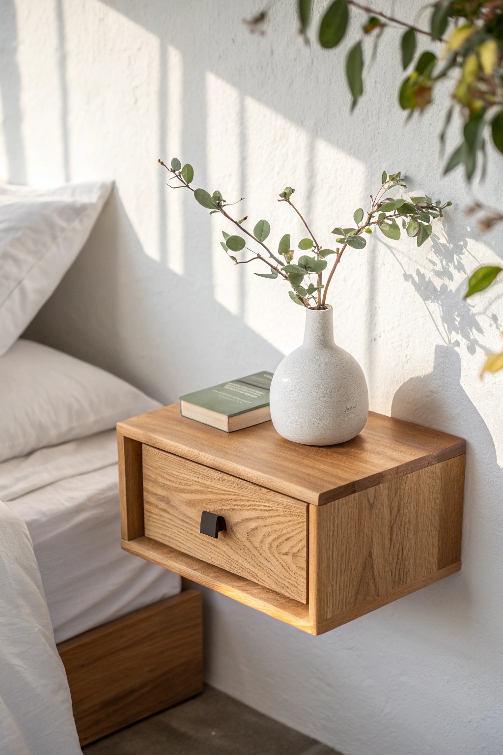 Elevate your space with a beautifully simple floating nightstand.