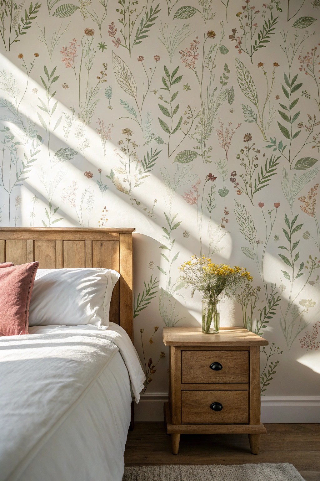 Elevate your space with charming, removable accent wallpaper—effortless style, zero commitment.