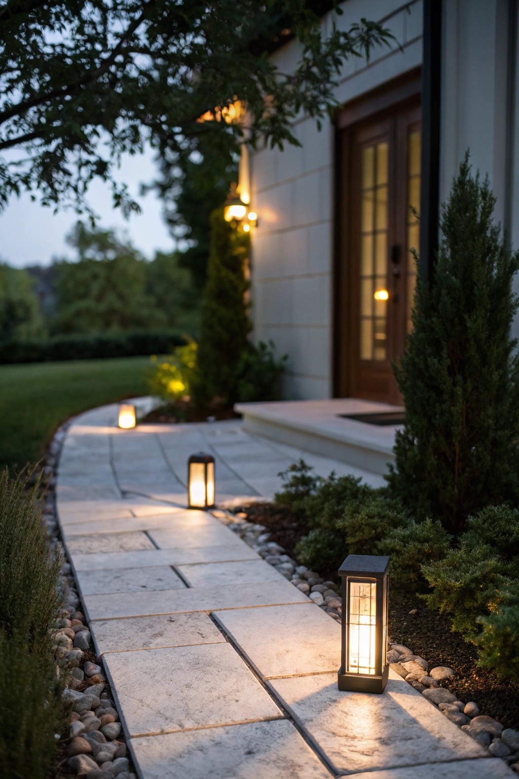 Let handcrafted lighting turn your entryway into a warm, inviting masterpiece.