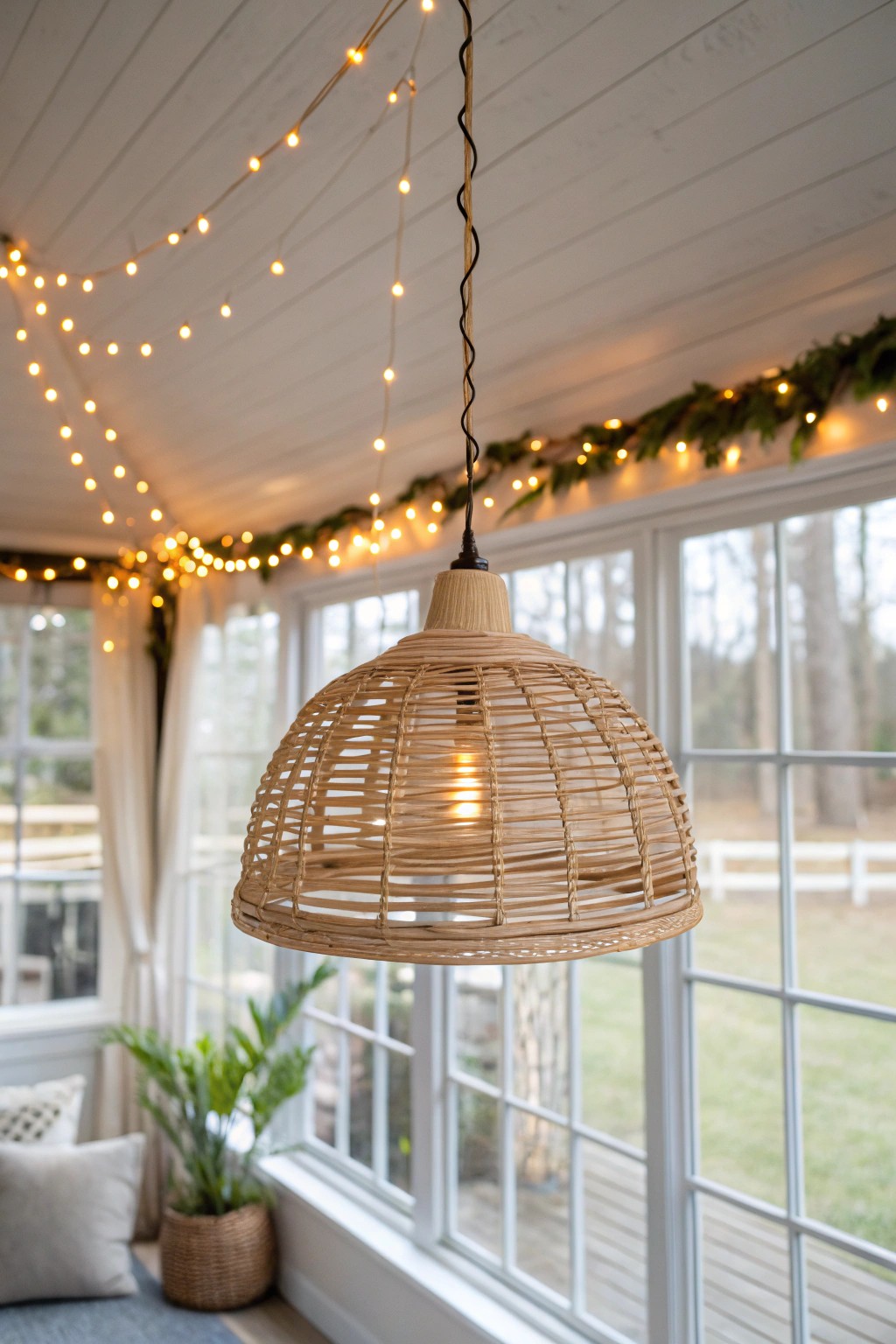 Elevate your three-season room with handcrafted lighting for mood and magic.