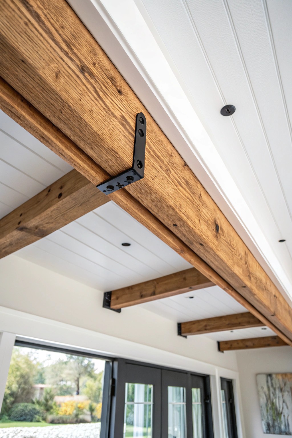 Elevate your space with the perfect blend of rustic wood and industrial metal.