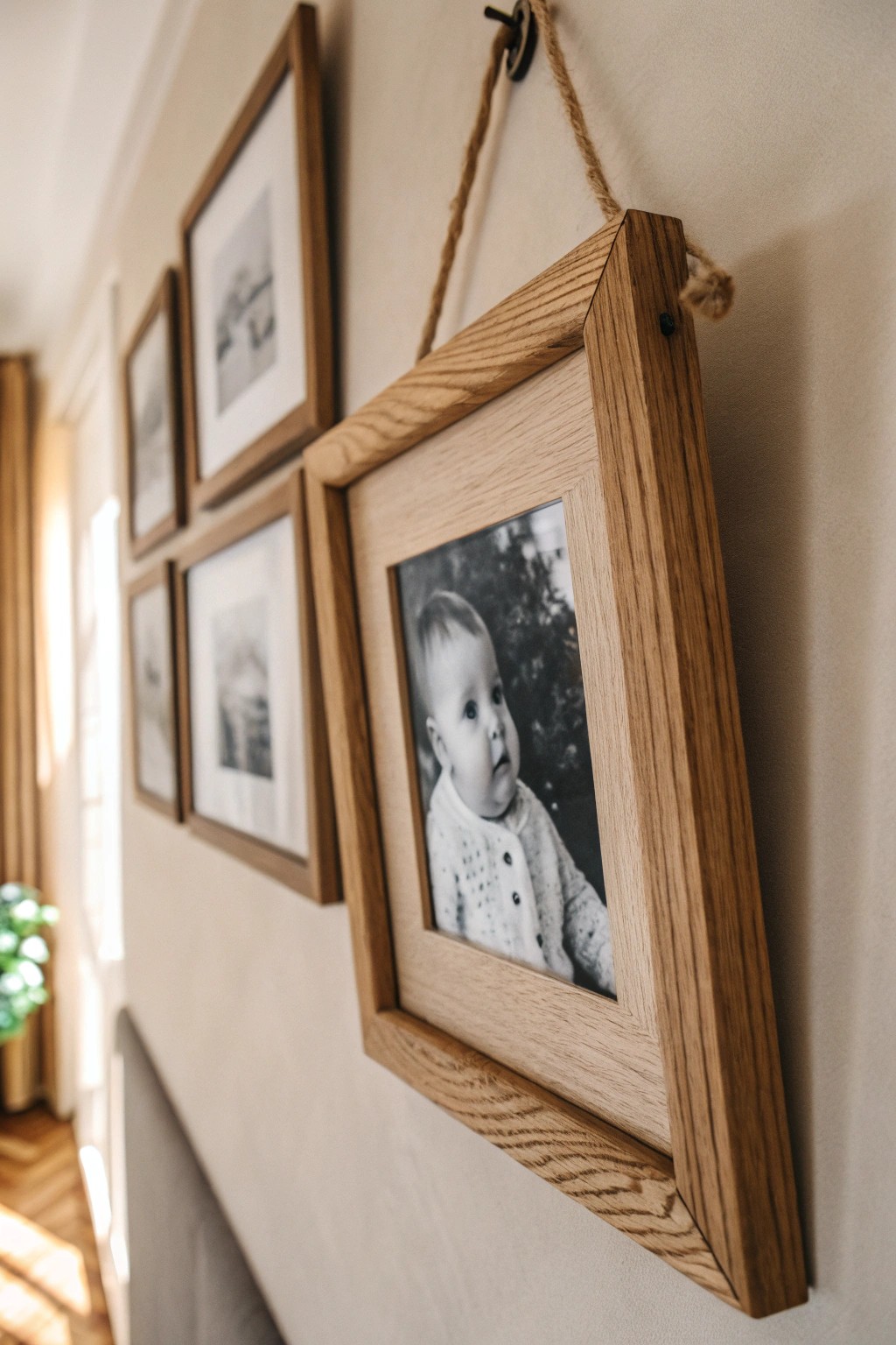 Start your family's story: the first frame of a timeless photo wall.