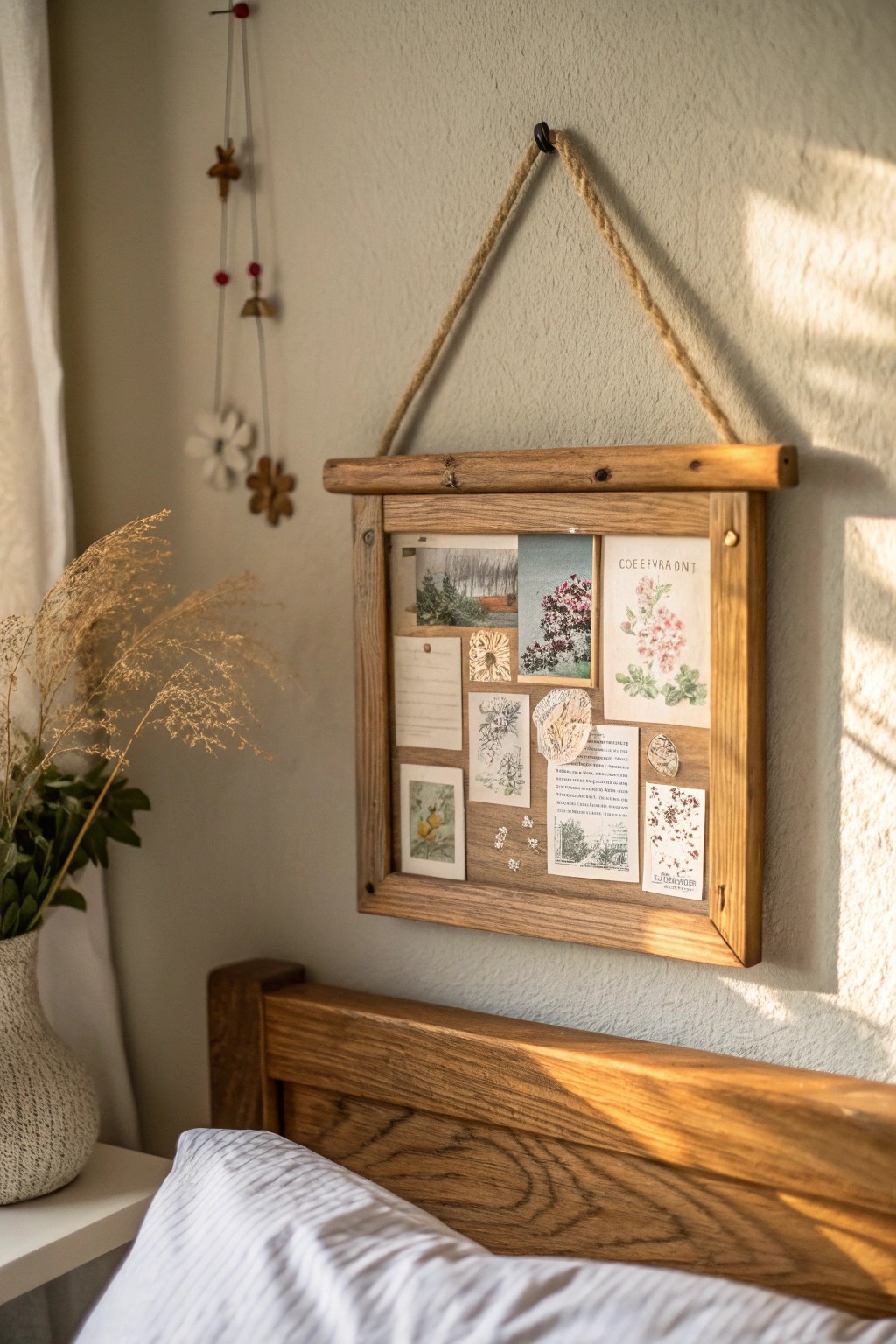 Let your story unfold with a curated wall collage, crafted for serene simplicity.