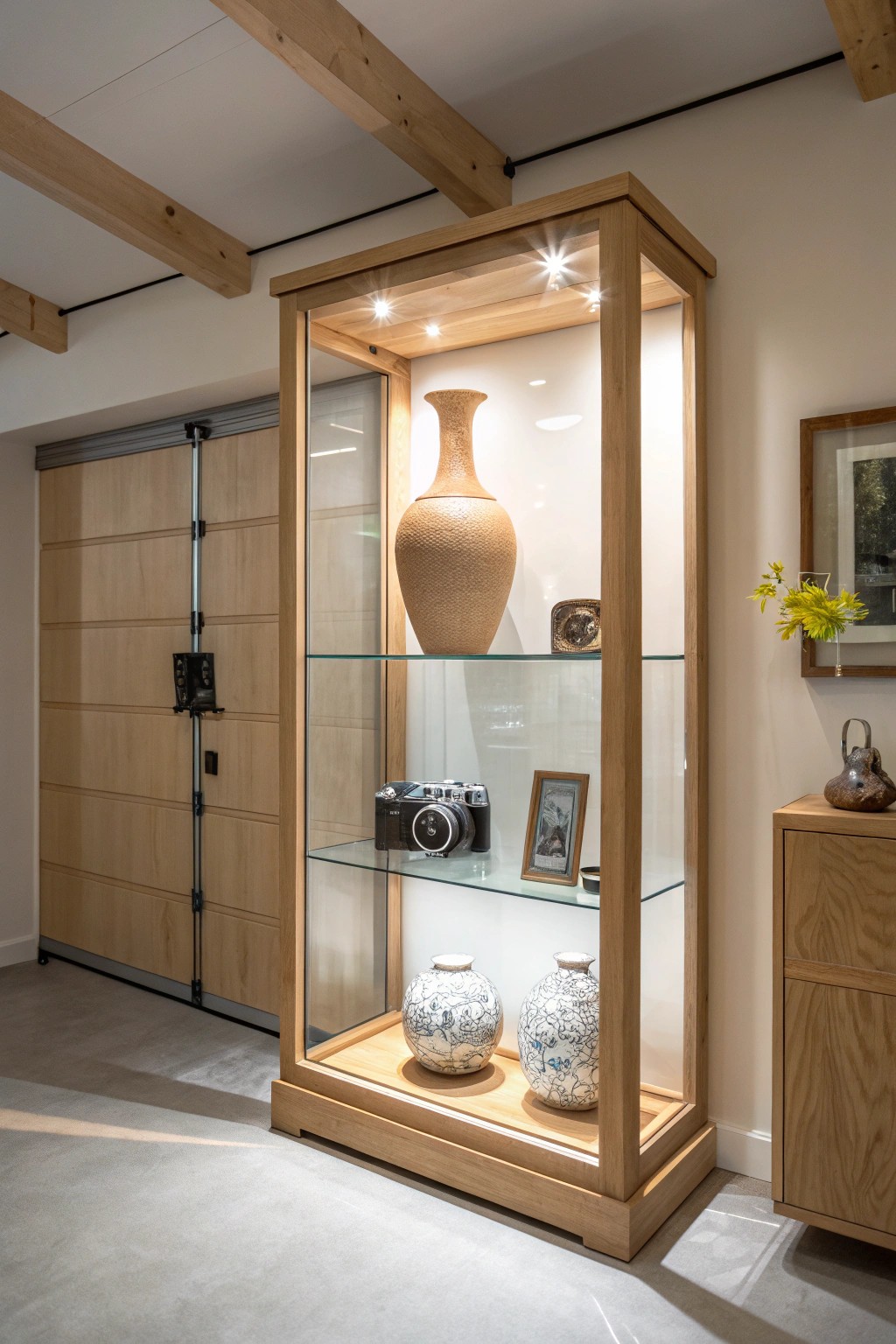 A serene gallery space lets your favorite collectible truly shine.