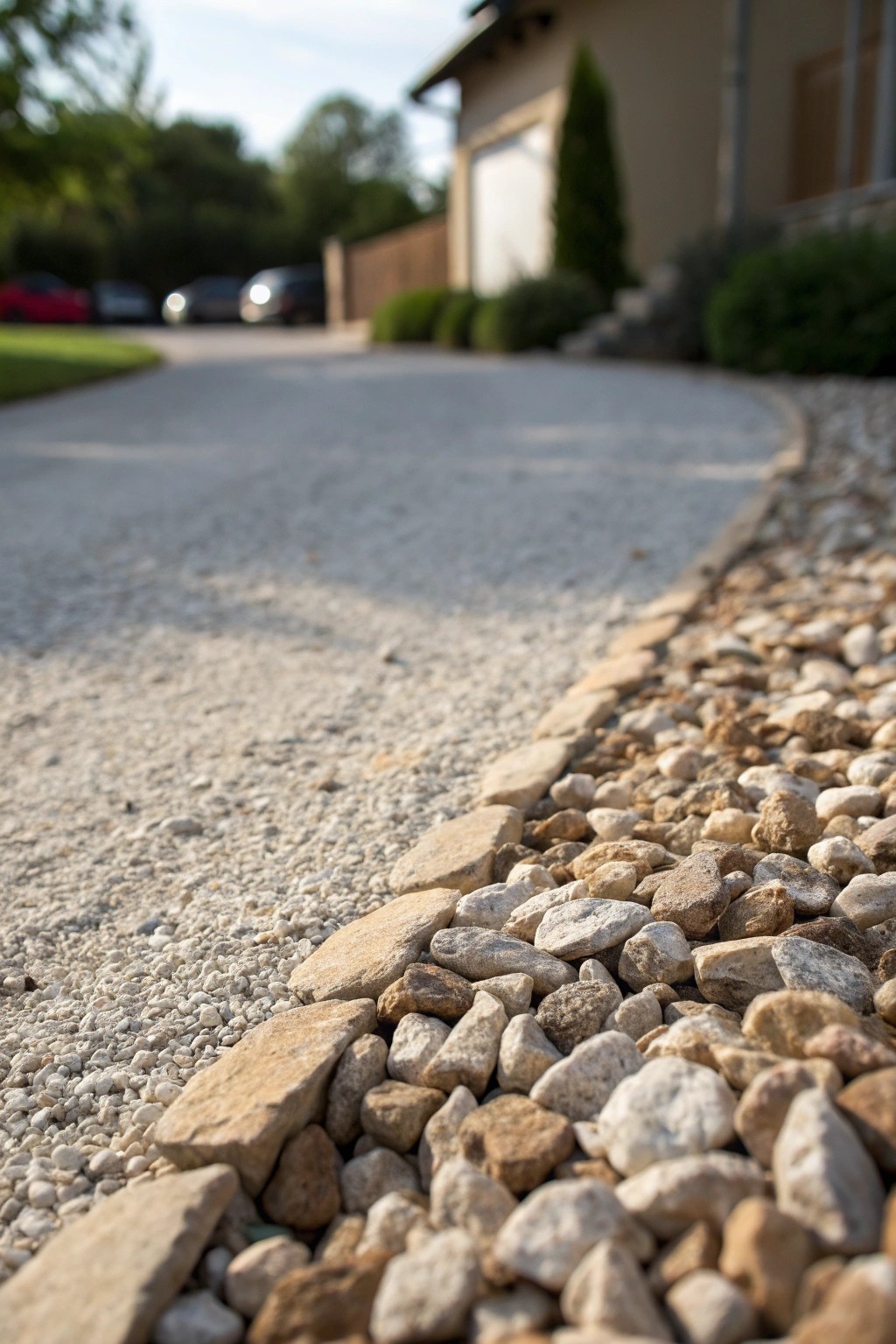 Layered gravel textures—where natural beauty meets thoughtful design.