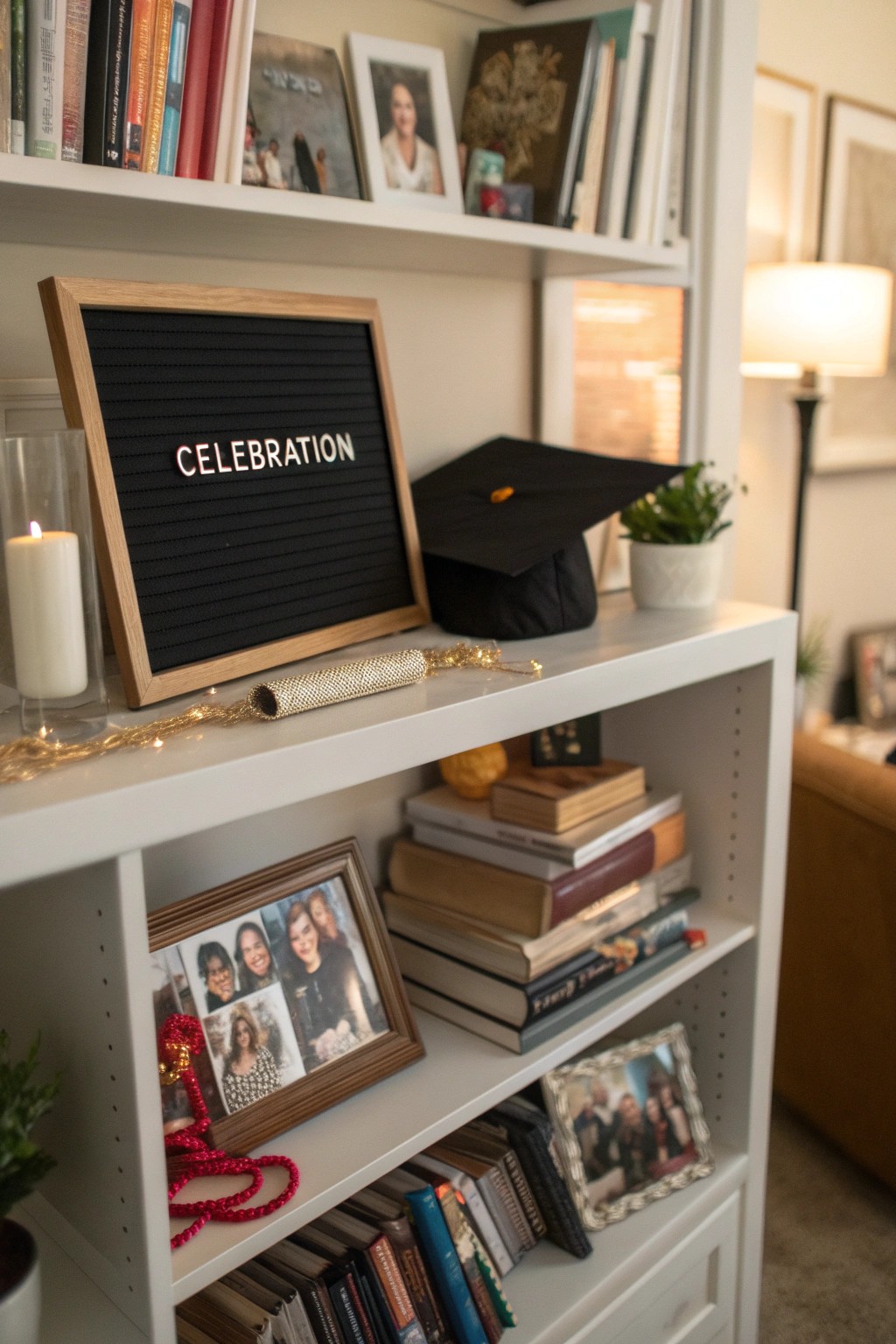 Show off big wins and milestones with a proud letter board message.