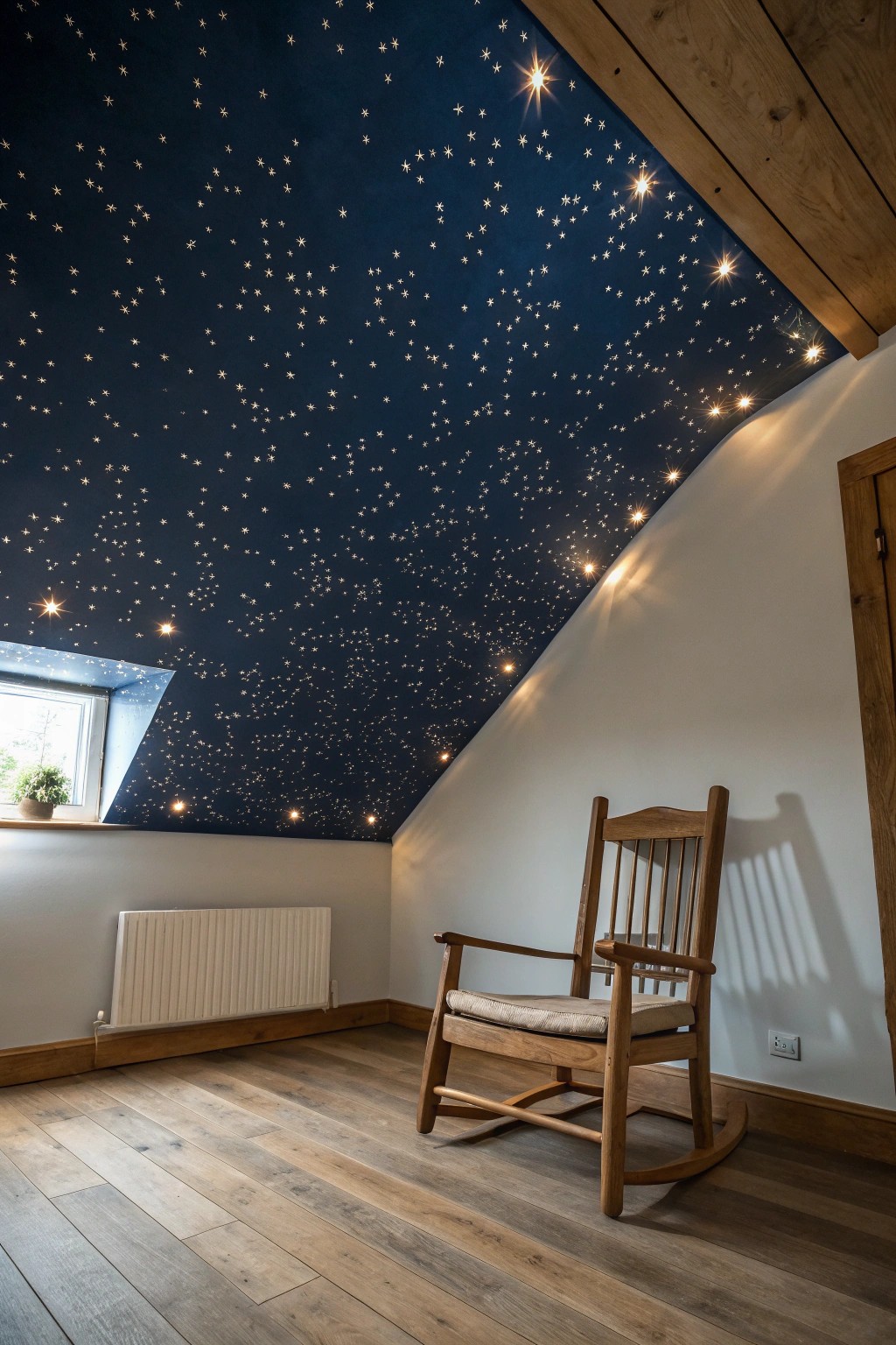 Transform your man cave with a handcrafted starry ceiling centerpiece.