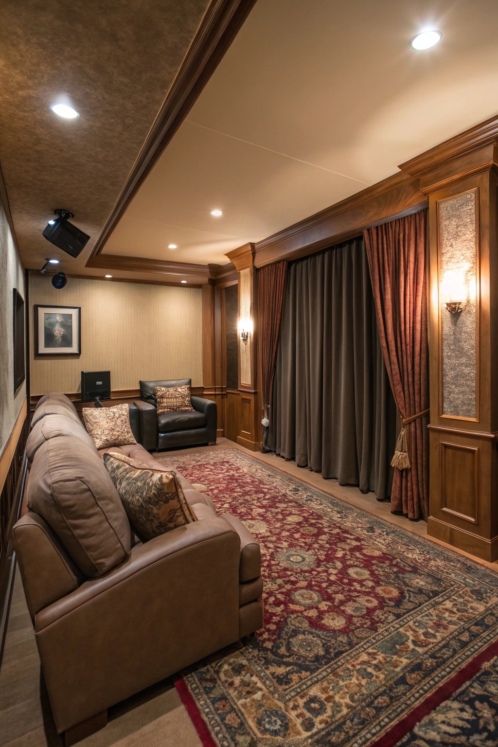 Soundproofing ensures your movie room is a truly immersive, private escape.