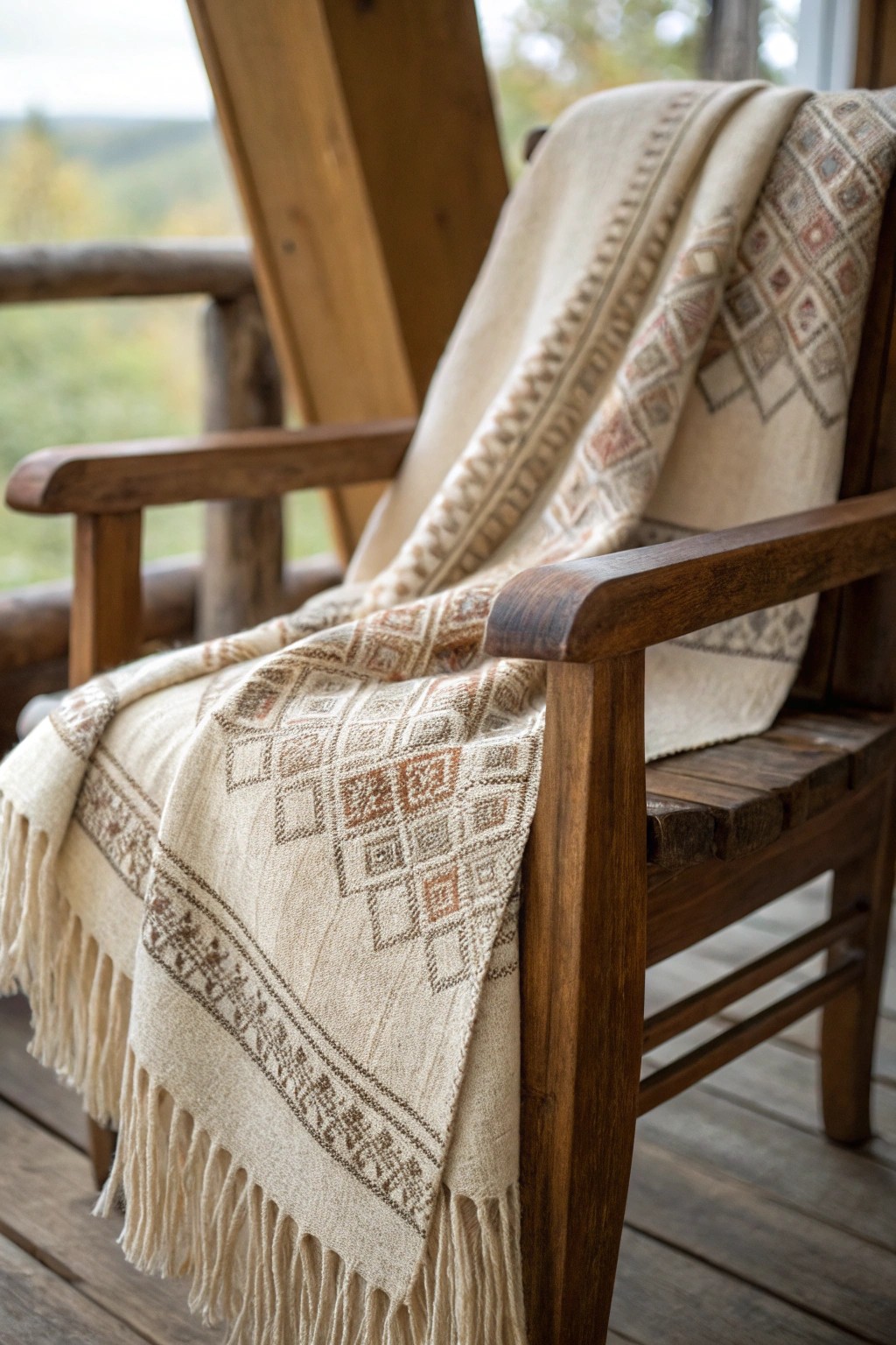 Elevate your living room with the timeless beauty of handcrafted textiles.