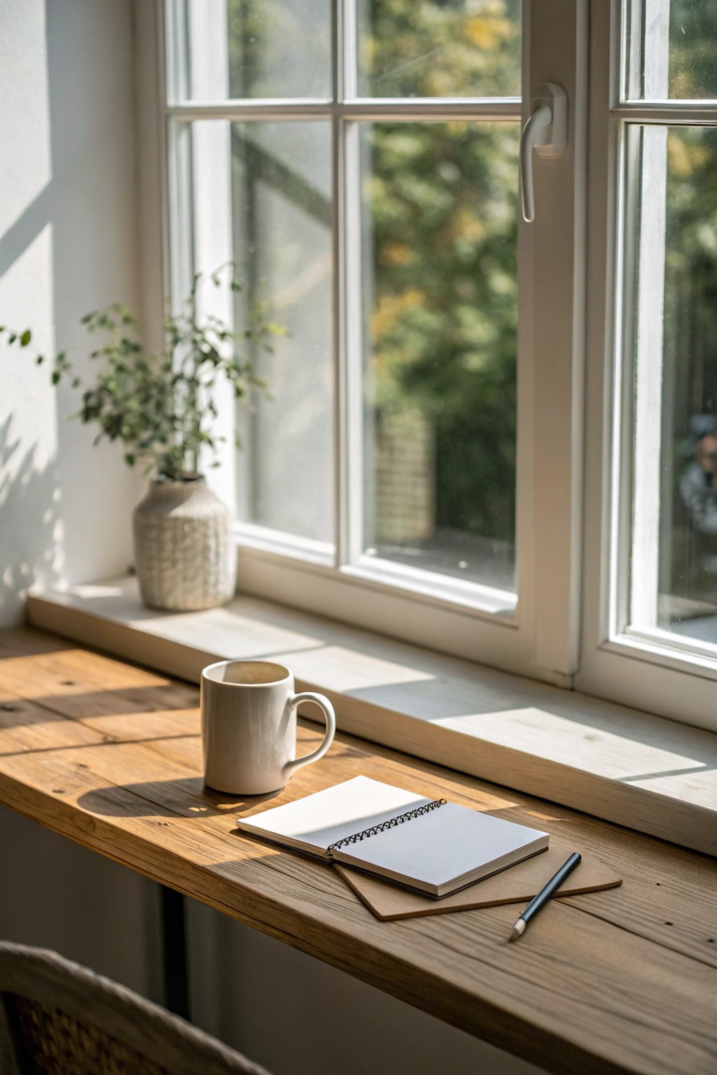 Let natural light flood your workspace for energy and clarity.