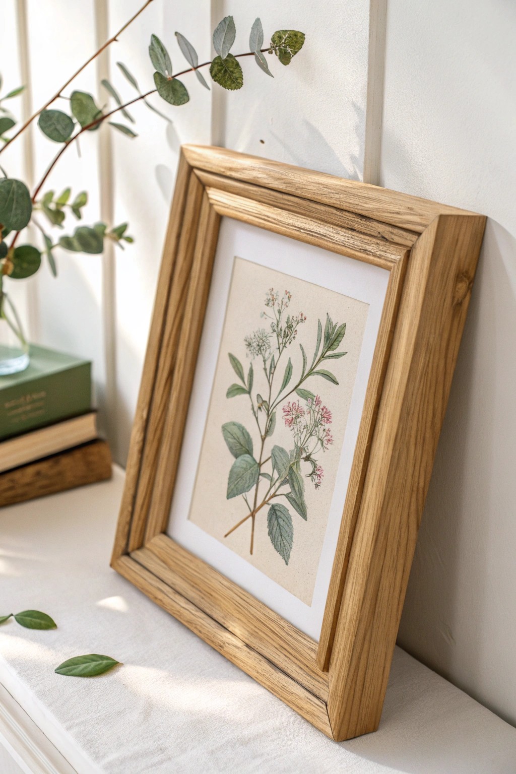 Elevate your space with the timeless charm of a handcrafted botanical print.